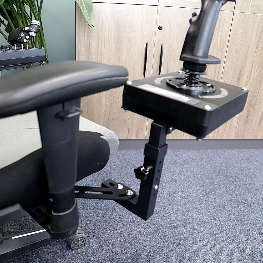 Ultimate Joystick/Hotas Chair Mount: Compatible with Thrustmaster, VKB, Logitech