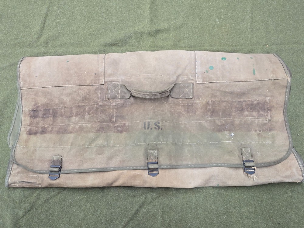 WWII US Army Planetable Canvas Boards Tools Case