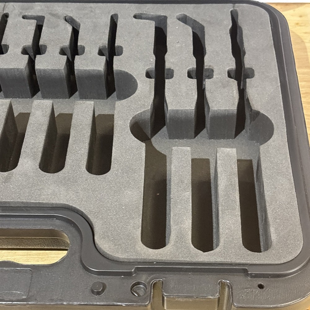 Snap On Tools 12pc Soft Grip Master Snap Ring Plier Set CASE & FOAM ONLY PB202B