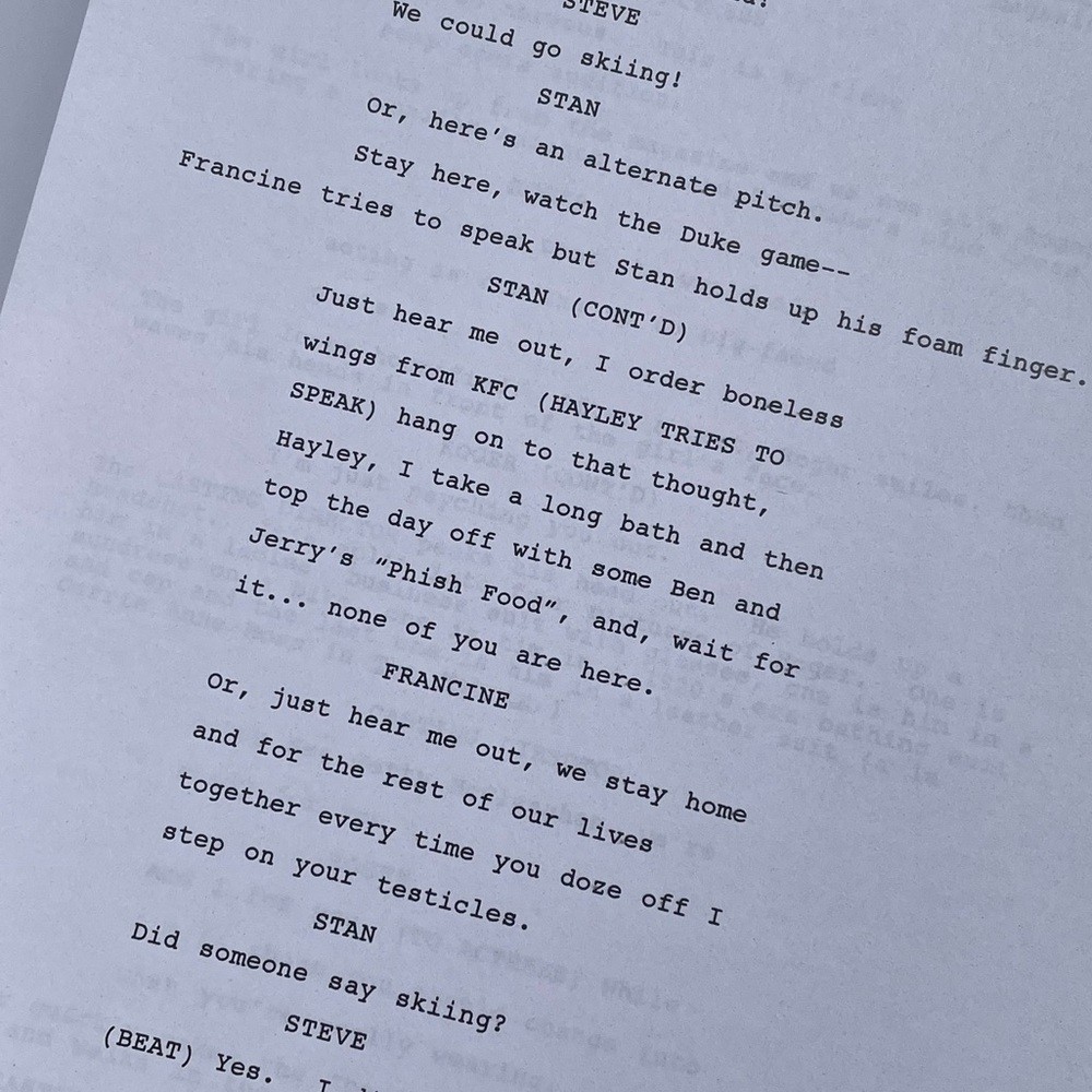 American Dad Scott Grimes Steve Smith Vacation Goo Episode Table Draft Script
