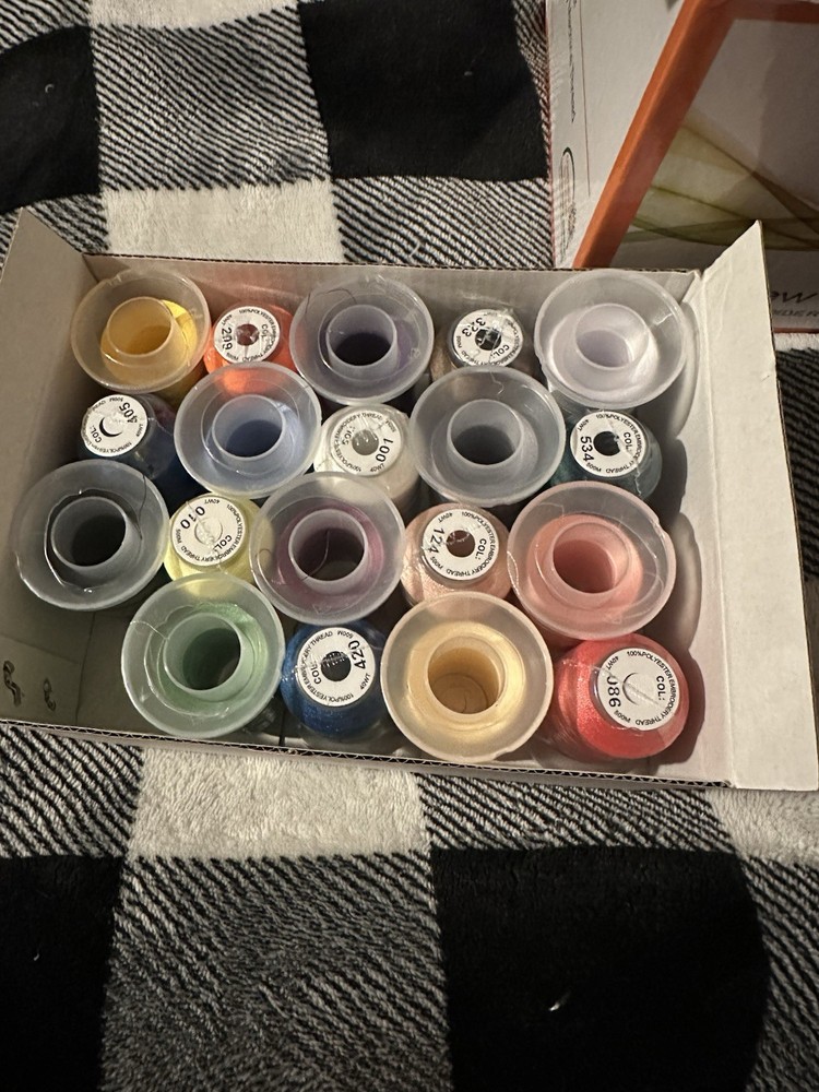 New Brothread Polyester Embroidery Machine Thread Set of 40 (39) missing 1 Color