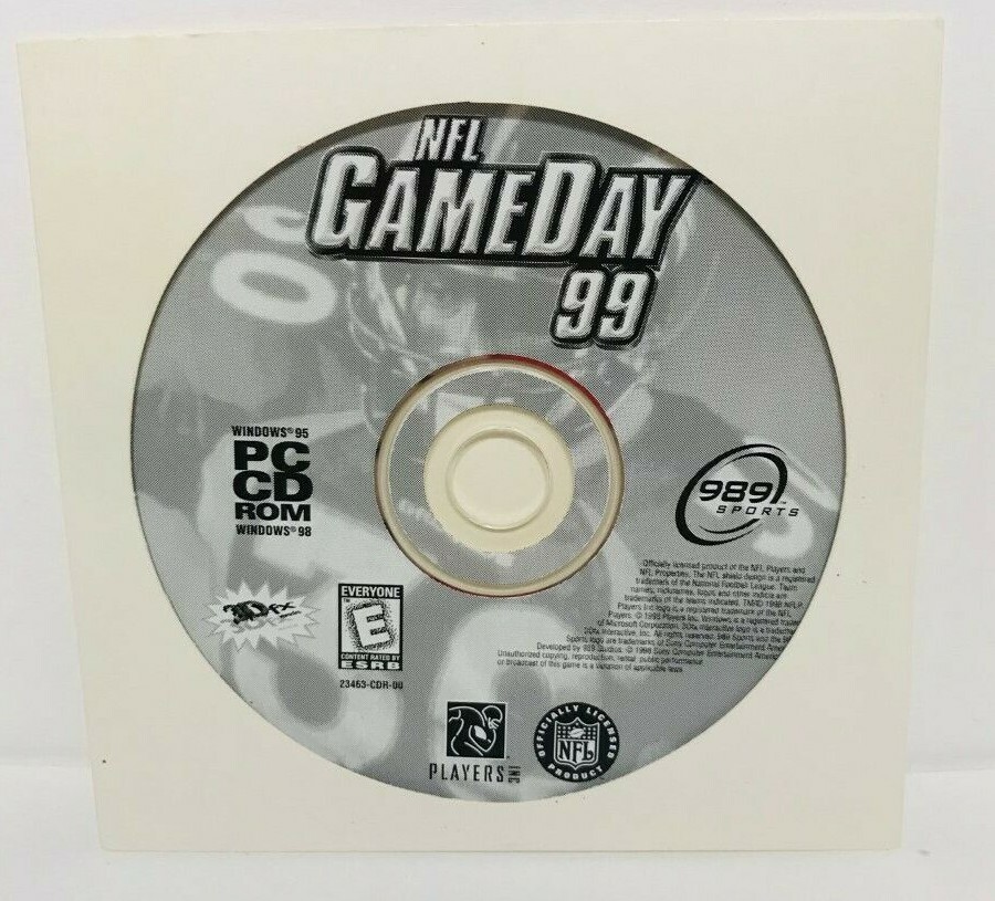 NFL GAME DAY 99 CD Game for PC Windows 98