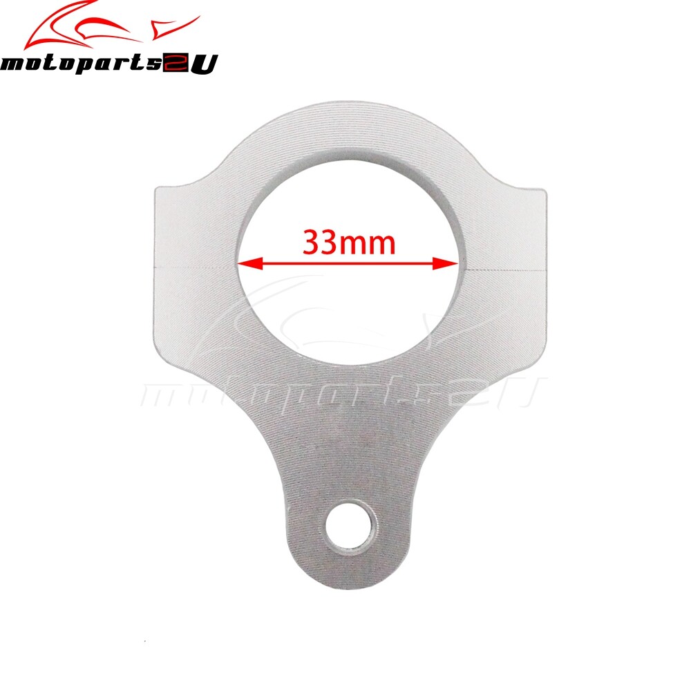 Motorcycle 33MM Steering Damper Fork Frame Stabilizer Clamp Mounting Bracket CNC