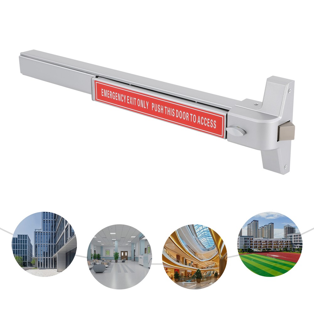 Heavy Duty Door Push Bar Panic Exit Lock Device Hardware Latches Emergency Exit