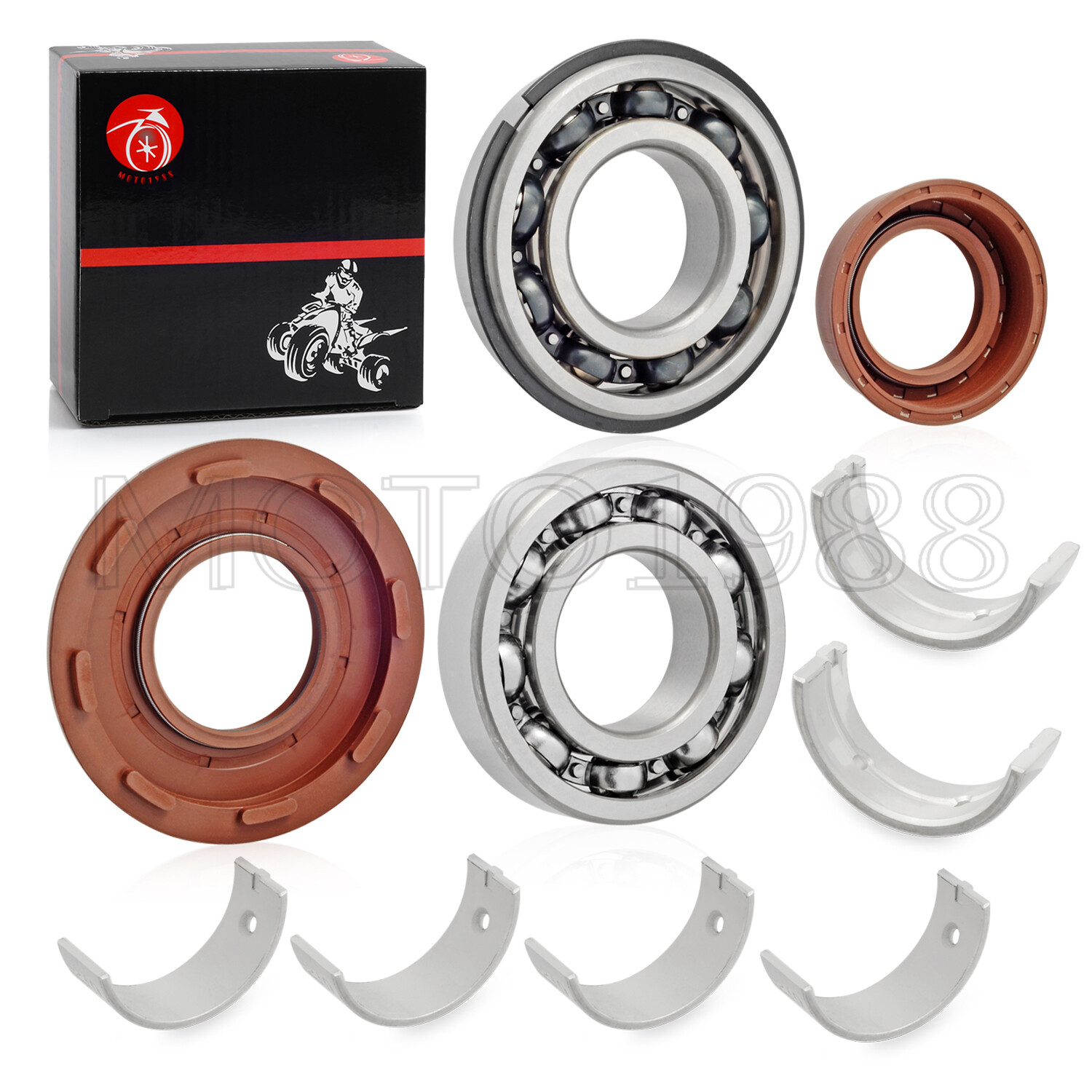 Crankshaft Bearing & Seal kit For Polaris Ranger Sportsman RZR 700 800 2006-2017