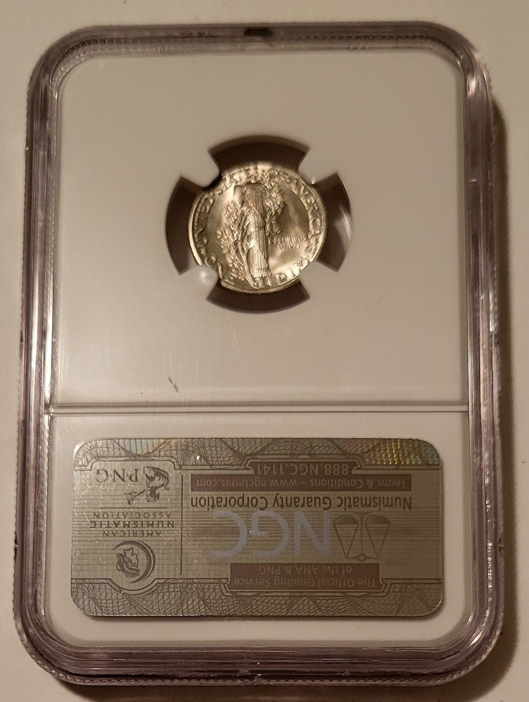 1936 Mercury Dime MS66 FB NGC