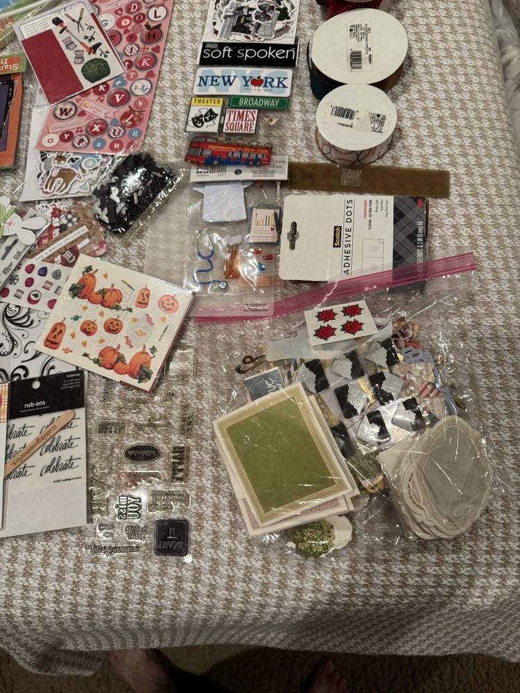 Large lot - Scrapbooking Supplies