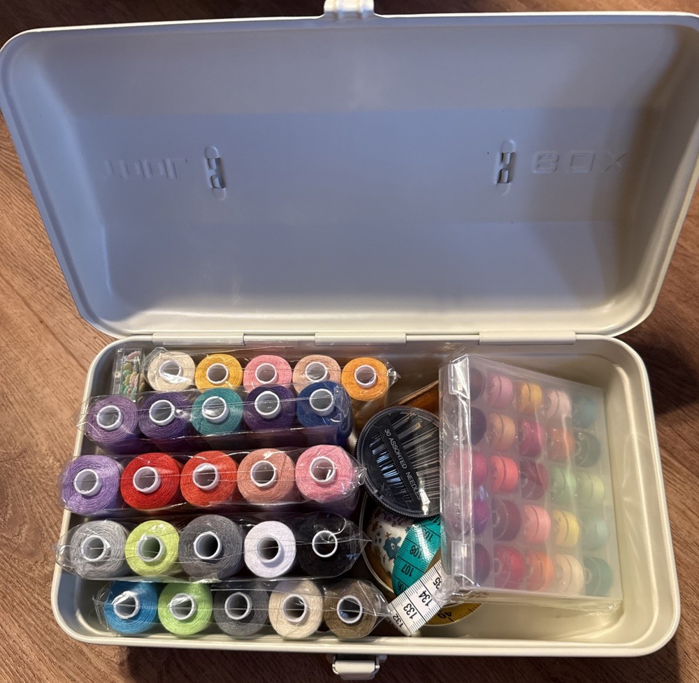 Sewing Kit Tool Box 100pc New Xmas Gift Craft