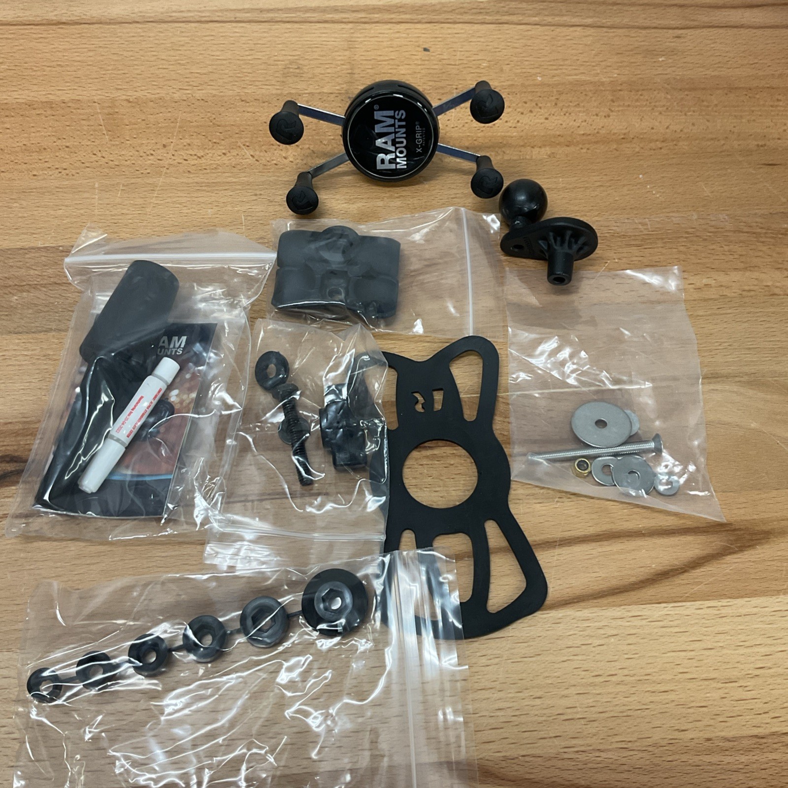 Ram Mount X-Grip Kit and Fork Stem READ DESCRIPTION- RAM-B-176-A-UN7