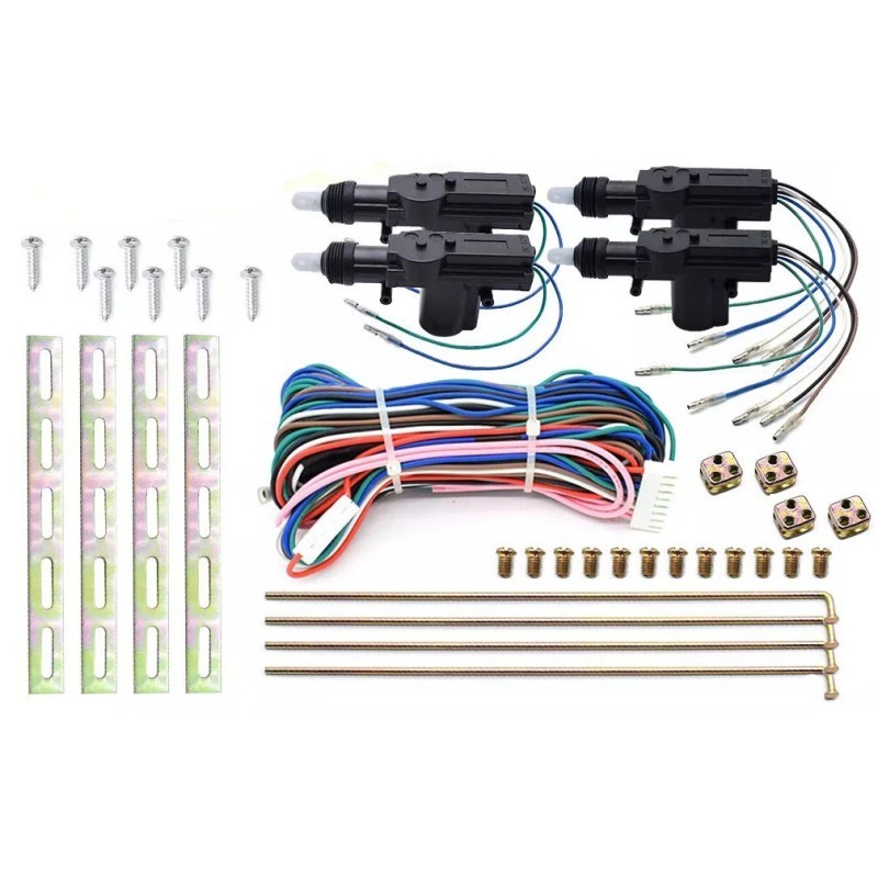 4 Door Central Locking Kit Remote Keyless 4D-CLR698ULT
