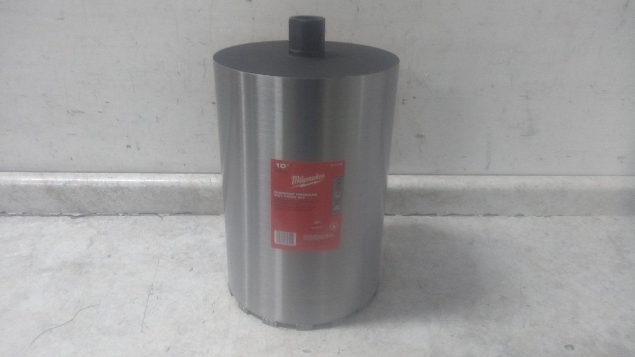 Milwaukee 48-17-3100 10 In Core Diameter 15 In Max Drill Depth Wet Coring Bit