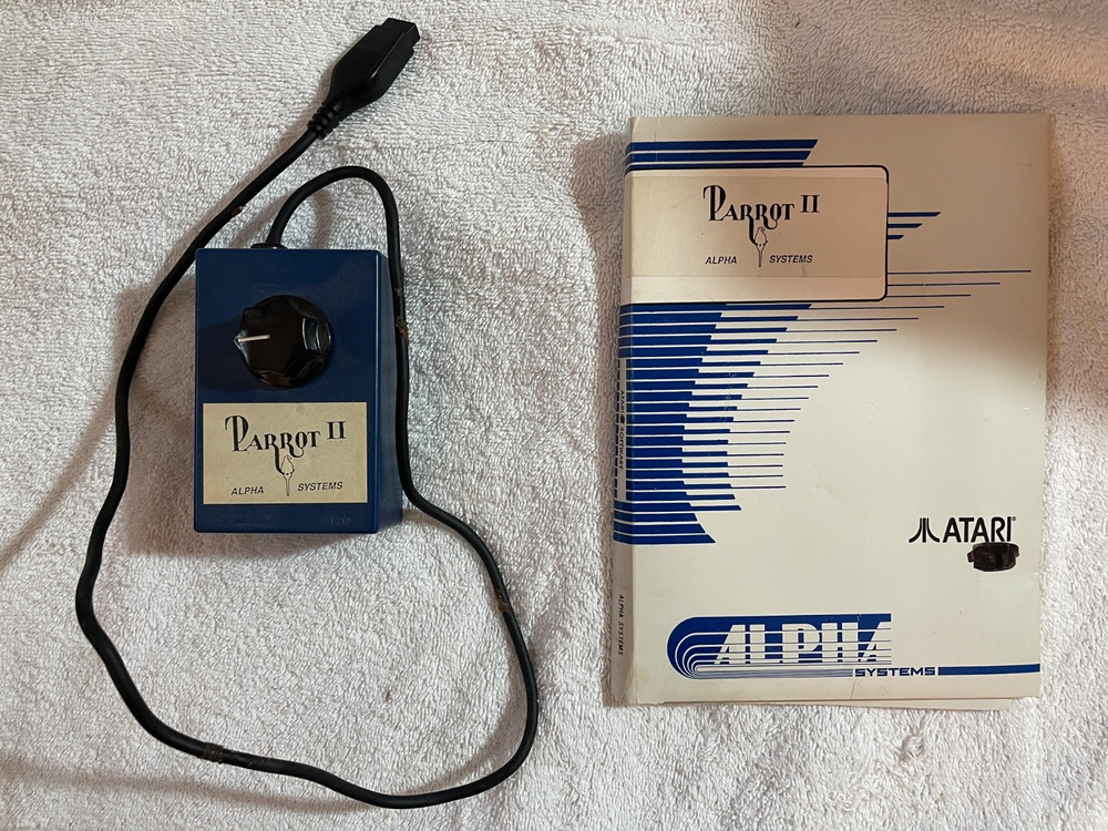 PARROT II - Atari 400/800 Computer Sound Digitizer/Recording Software w/ Sampler