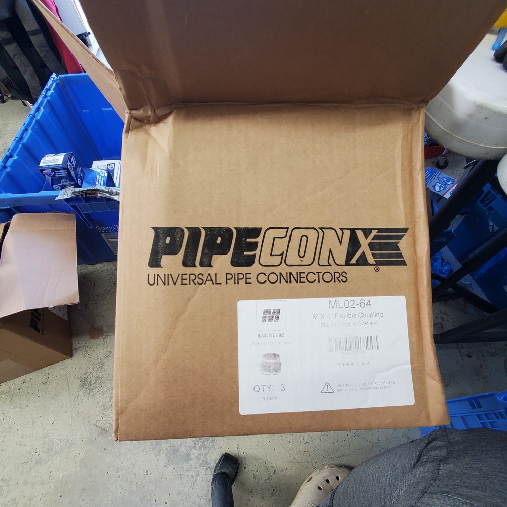 PipeConx Universal Pipe Connector 4" x 6" ML 02-64