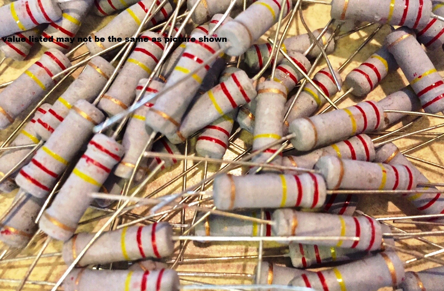 10 PCS 2Watt Carbon Film Resistors 2W Resistor 5% YOU CHOOSE VALUE