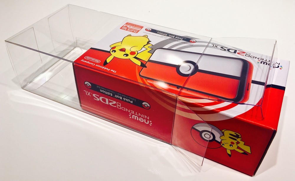 1 Box Protector for NINTENDO 2DS XL Console Boxes (NTSC) Clear Case