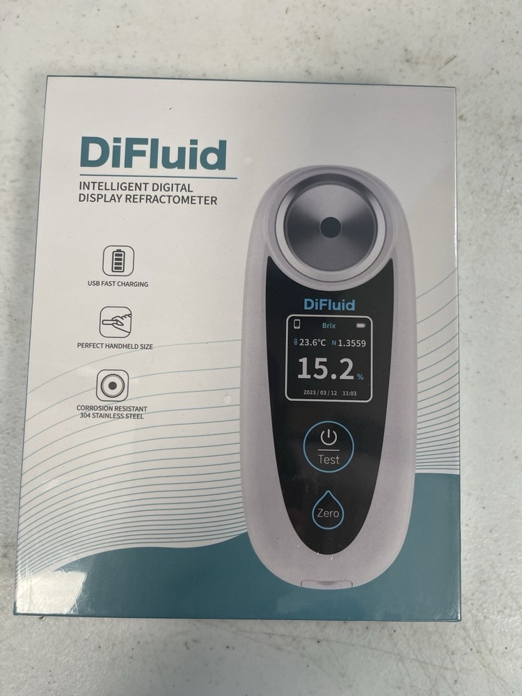 DiFluid Digital Brick Refractometer(0-55%Brix)