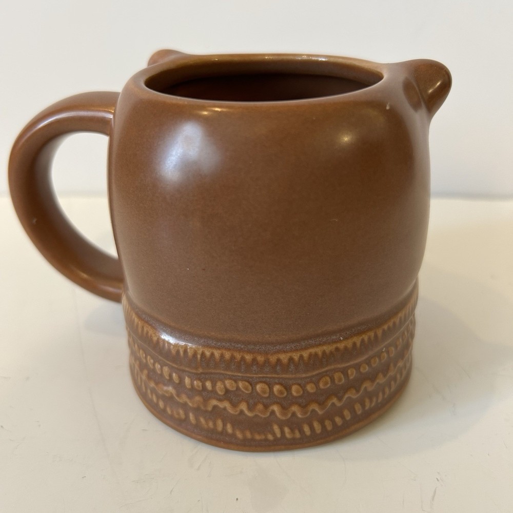 THRESHOLD BROWN BEAR SHAPED STONEWARE Coffee Cup / Mug