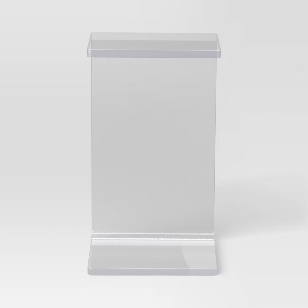 C Shape Acrylic Table Clear - Room Essentials