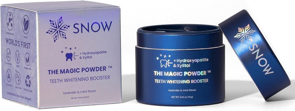 SNOW Magic Teeth Whitening Powder Lavender Mint 35g
