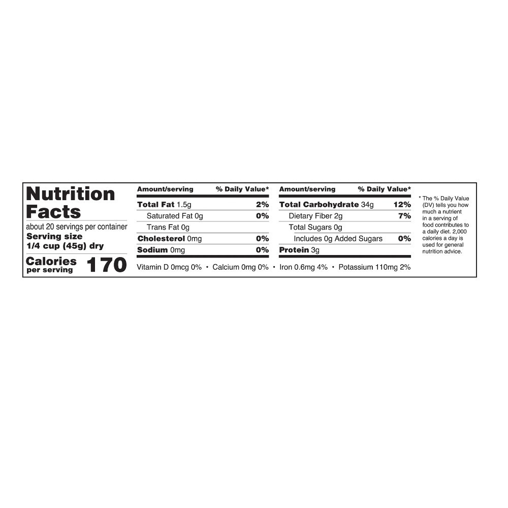 (8 pack) Natural Brown Long Grain Rice, 32 oz