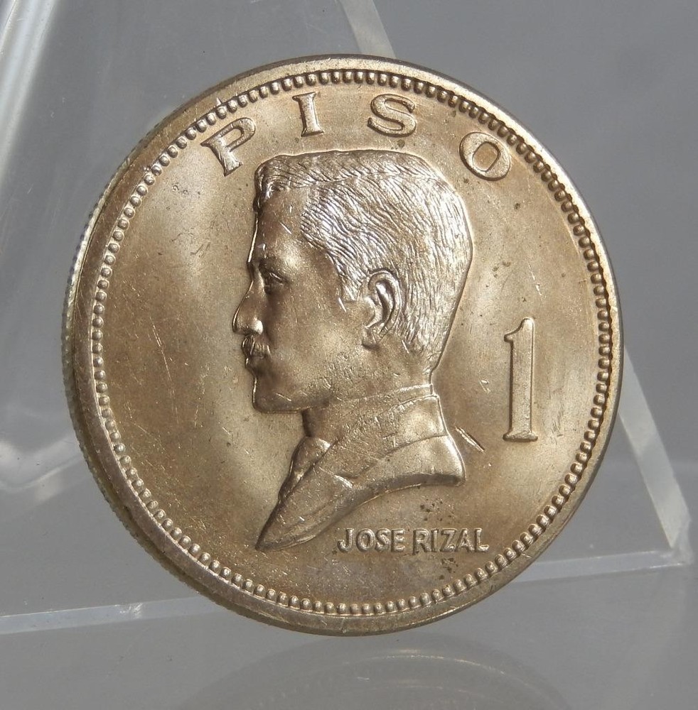 Philippines 1972 BU 1 Piso Coin C3867
