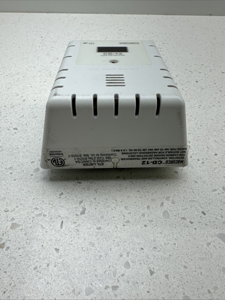 Macurco Cd-12M Gas Detector, Controller, Transducer