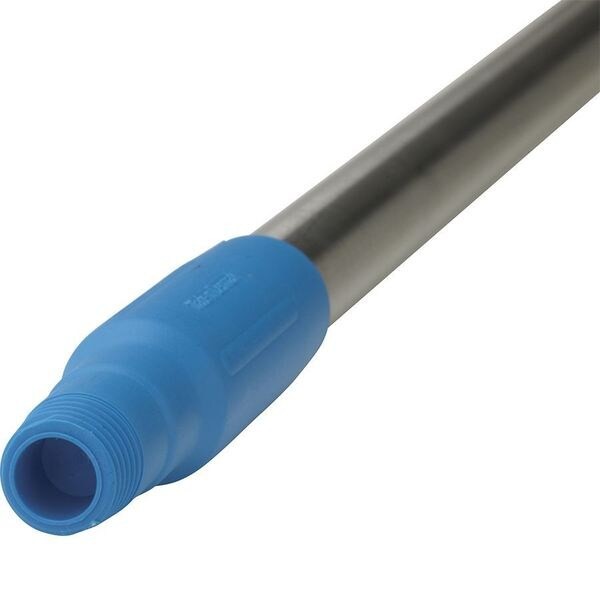 Vikan 29393 Color Coded Handle, Ss, Blue, 59-1/2 In.