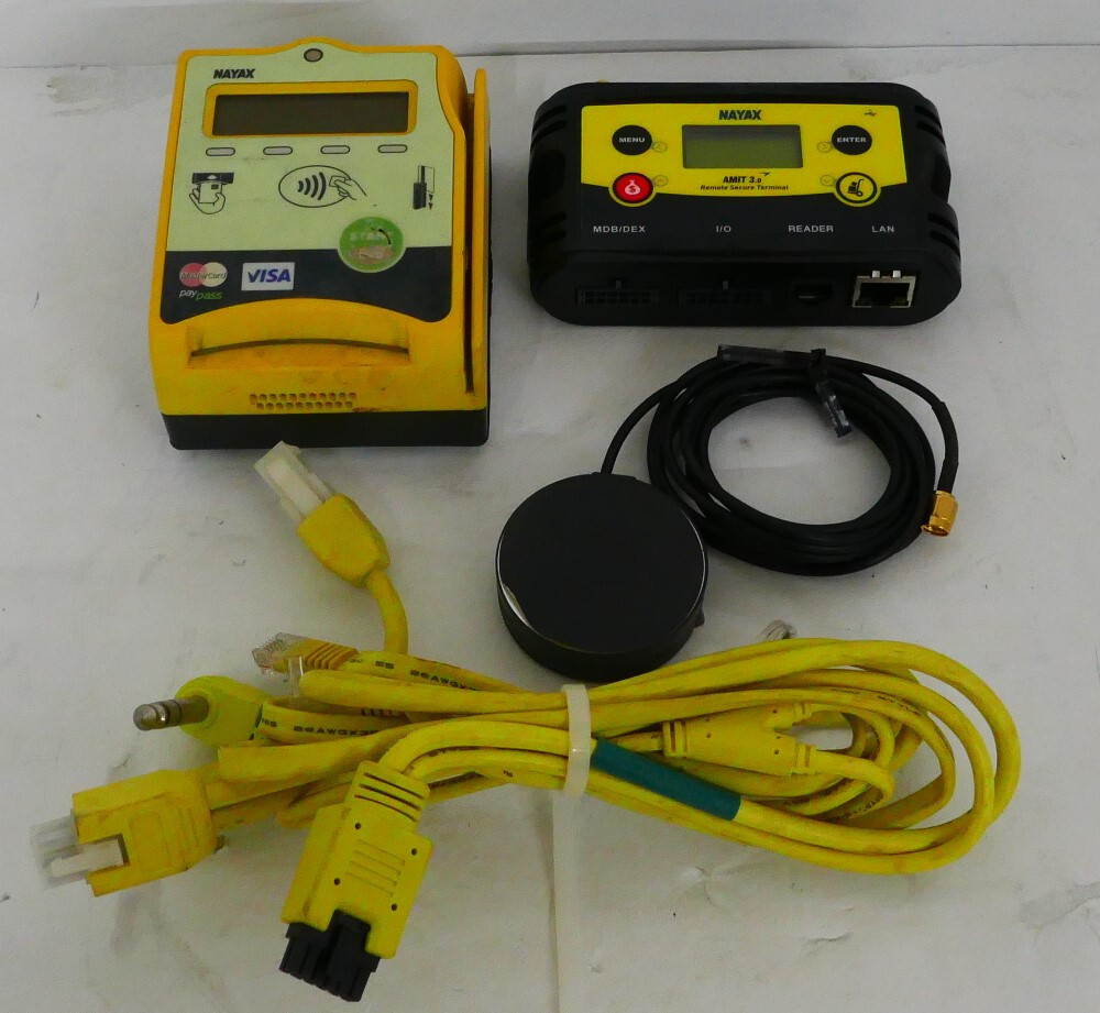 Nayax VPOSR5 & Amit 3.0 Vending machine CC Reader bundle