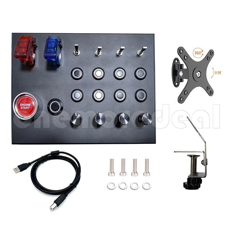 Multifunctional Central Control Box PC Racing Game Simulator Control for Fanatec