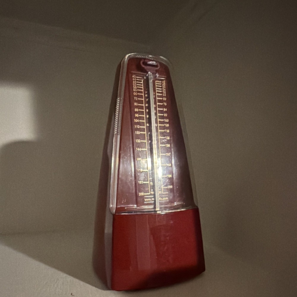 Wittner Mechanical Analog Metronome Brown Plastic