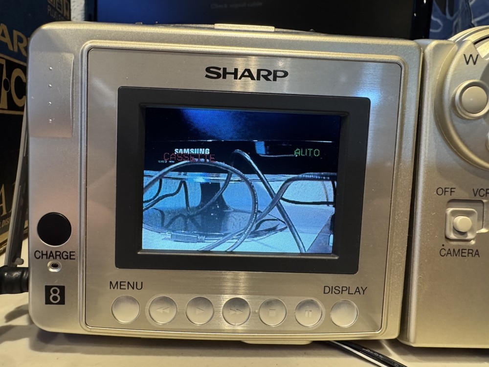 SHARP VL-A10H CAMCORDER tested and working.