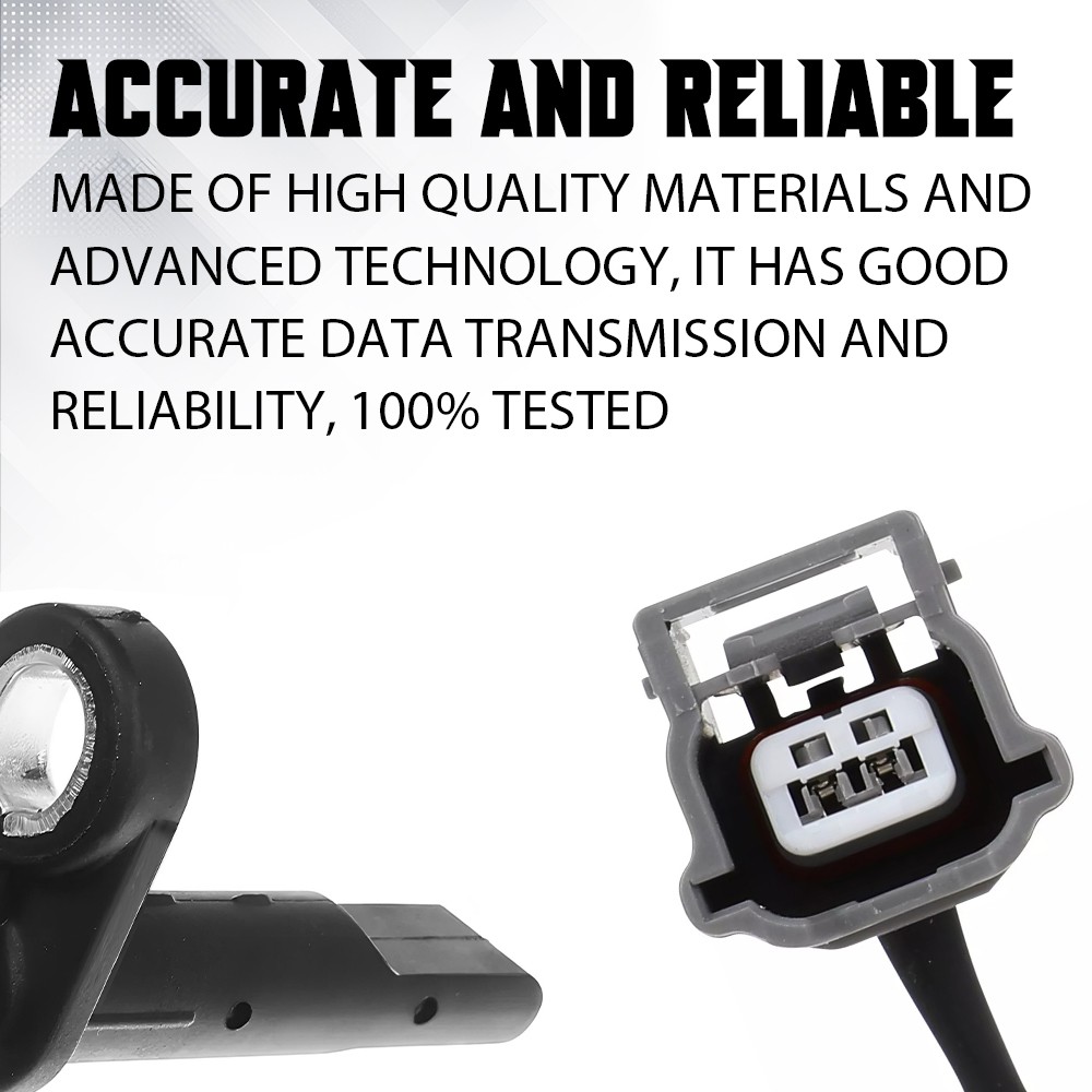 Set 2 ABS Wheel Speed Sensor Front-Left & Right For Nissan Rogue 2014-2020 EJ