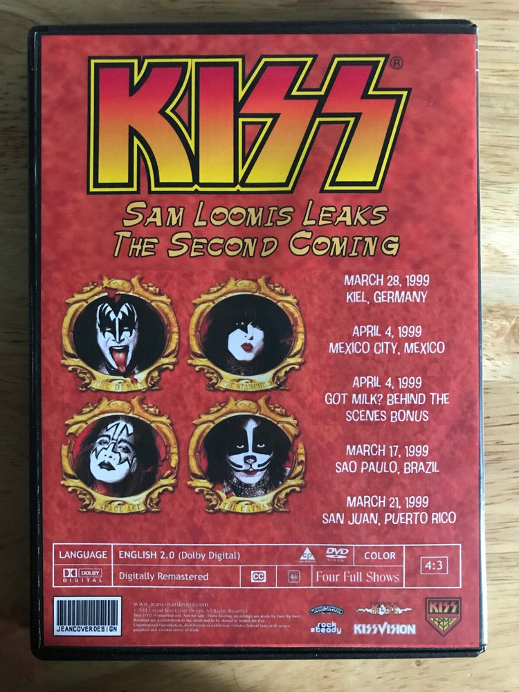 KISS - The New Sam Loomis Leaks: Four from Phsycho Circus 4-DVD Box Set