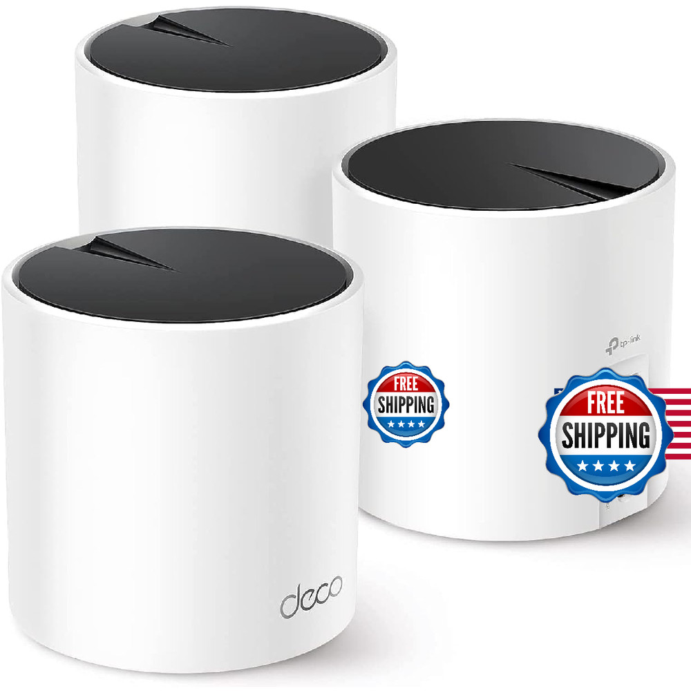 TP-Link Deco X55 AX3000 WiFi 6 Mesh System - 6500 Sq Ft Coverage 3-Pack