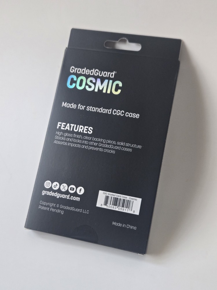 GradedGuard CGC Graded Case Guard Protector - RAINBOW COSMIC Edition (x/2000)