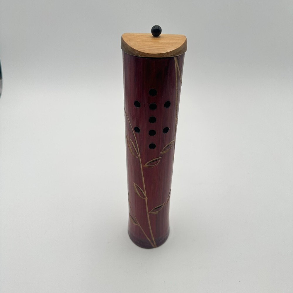 Bamboo Carved Incense Burner / Holder