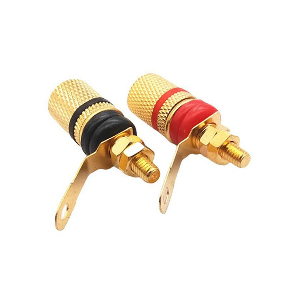 20Pcs Amplifier Speaker Terminal Binding Post 4mm Banana Plug Socket Connector