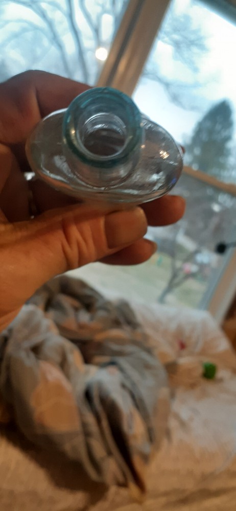 Antique Wyckoff & Co Union Bluing bottle