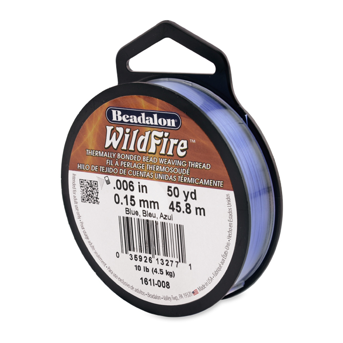 Beadalon Wildfire Beading Thread .006in+.008in 20YD&50YD & 125YD 8Colors& Cutter