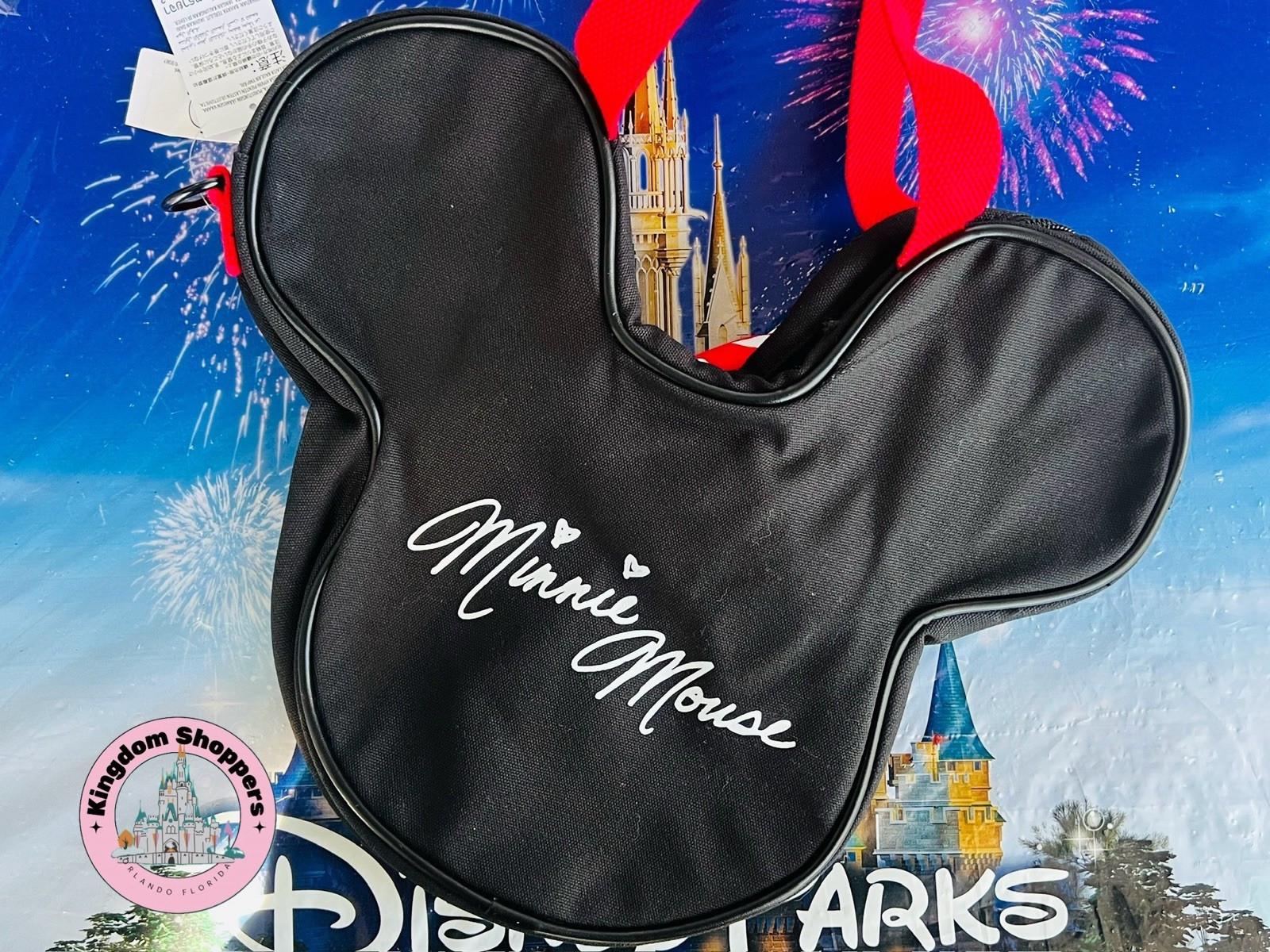 2026 Disney Parks Minnie Mouse Character Mini Tote Bag w/ Crossbody Strap NWT