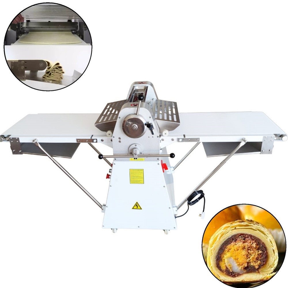 220V Commercial Danish Pastry Machine Dough Sheeter Roller  Dough Press