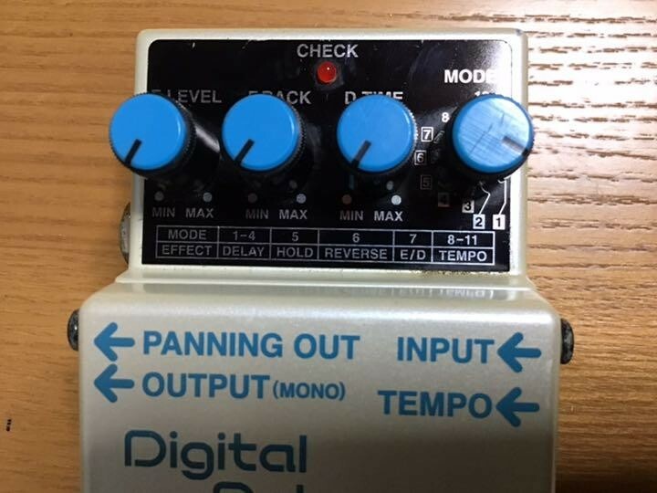 BOSS DD-5 DIGITAL DELAY Guitar Effect pedal Test Completed Express
