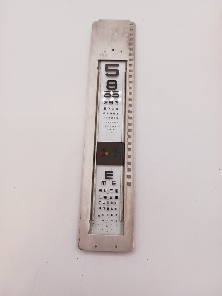 Vintage American Optical Project O Chart Slide In Original Box