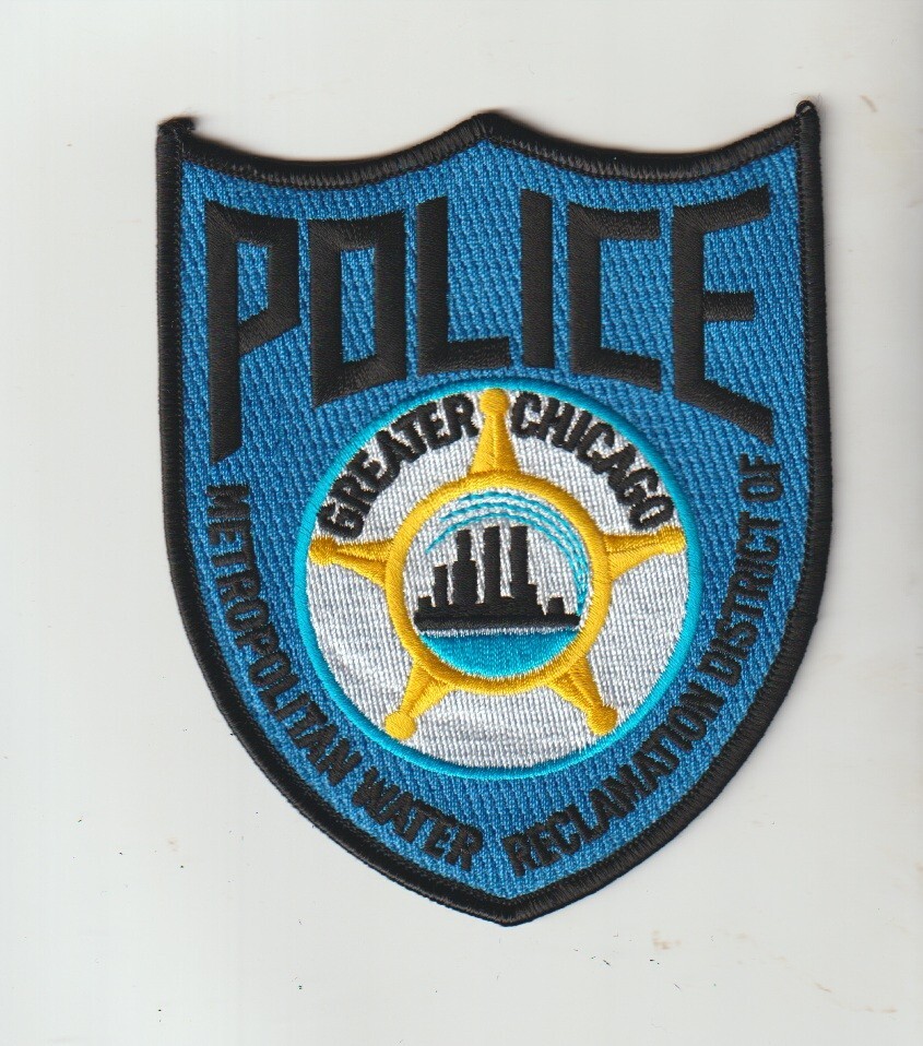 Greater Chicago Metro Water District obsolete patch ship from Australia