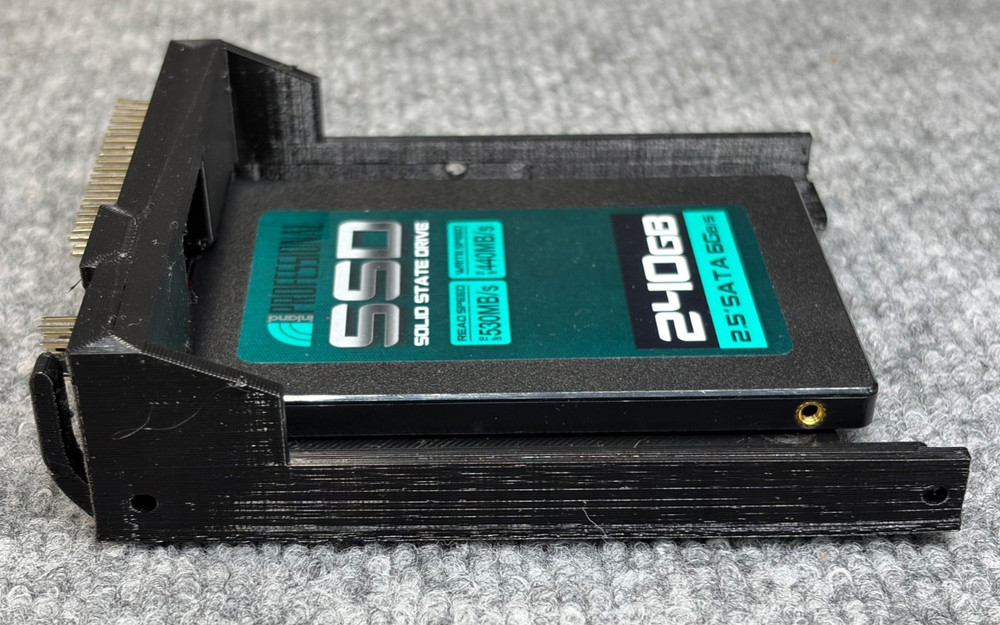 Original OG Xbox 3D printed 2.5'' Drive SSD Sled Caddy For Startech.com Adapter