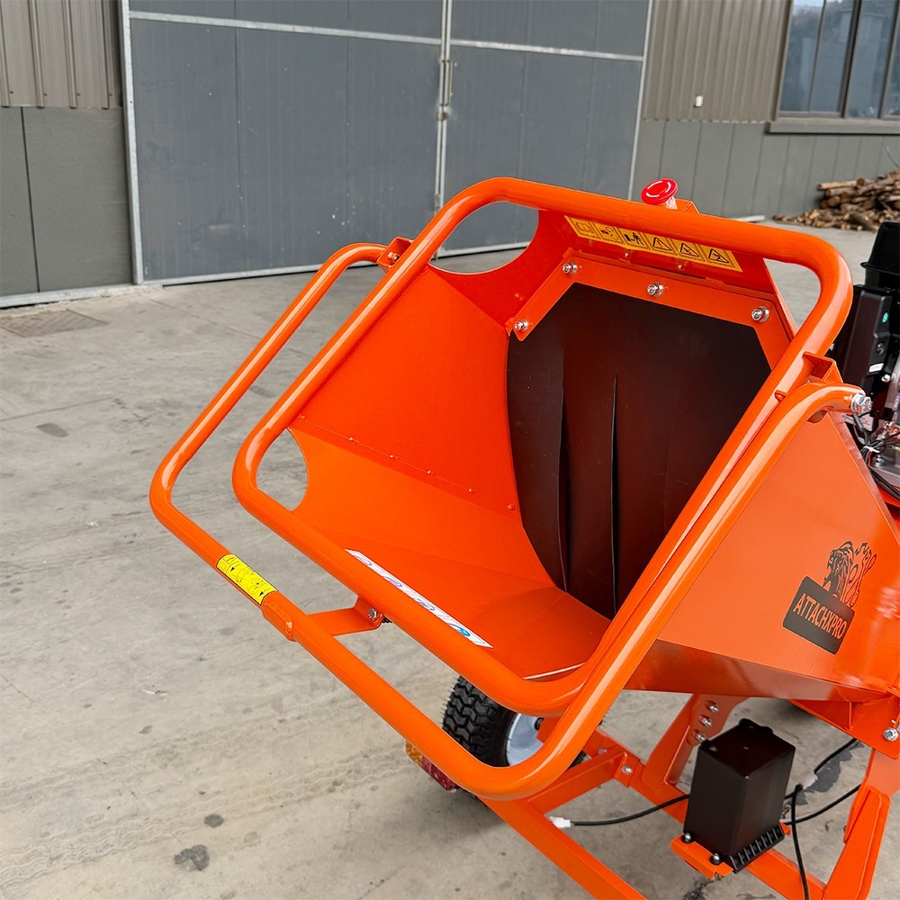 6'' 18hp Wood Chipper 450cc Gas Powered E-start 4-Wheel 12V/9A FREE SHIPPING