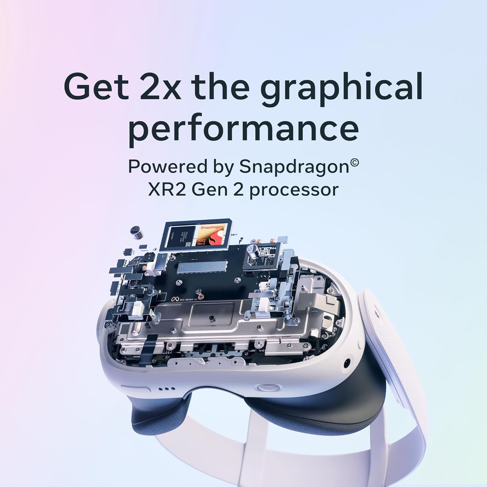 Quest 3 512GB | VR Headset — Thirty Percent Sharper Resolution — 2X Graphical Pr