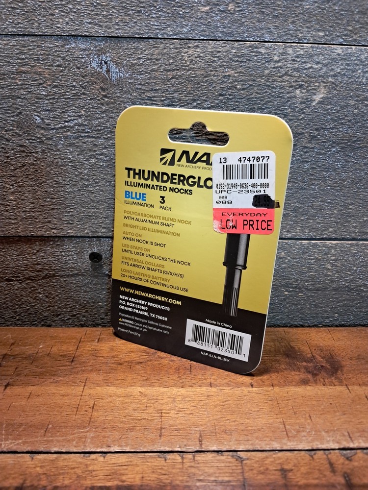 NAP ~ Thunderglow Illuminated Nocs 3 Pack Blue