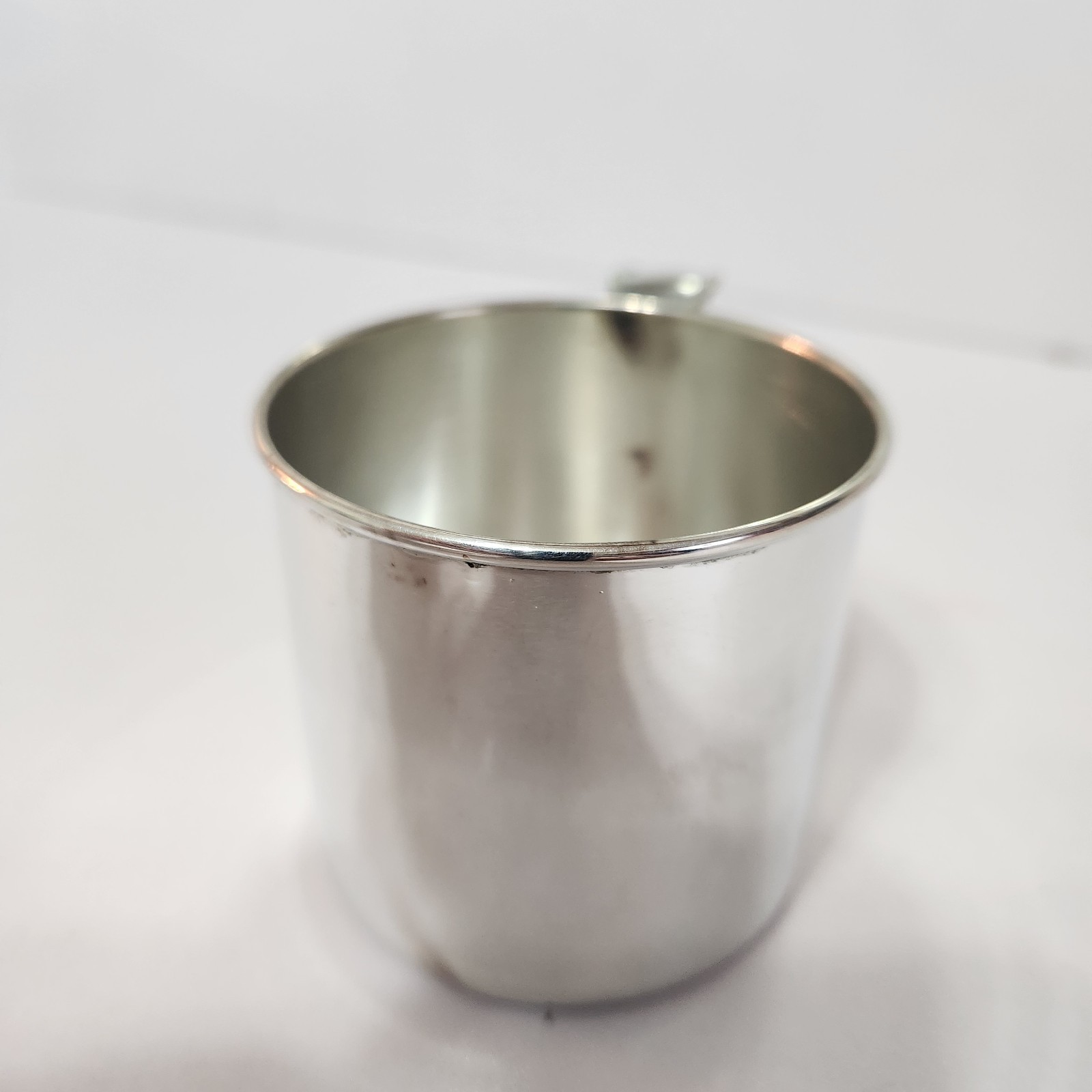 Vintage Baby Cup Silverplate International Silver Co Handcrafted USA Meriden CT