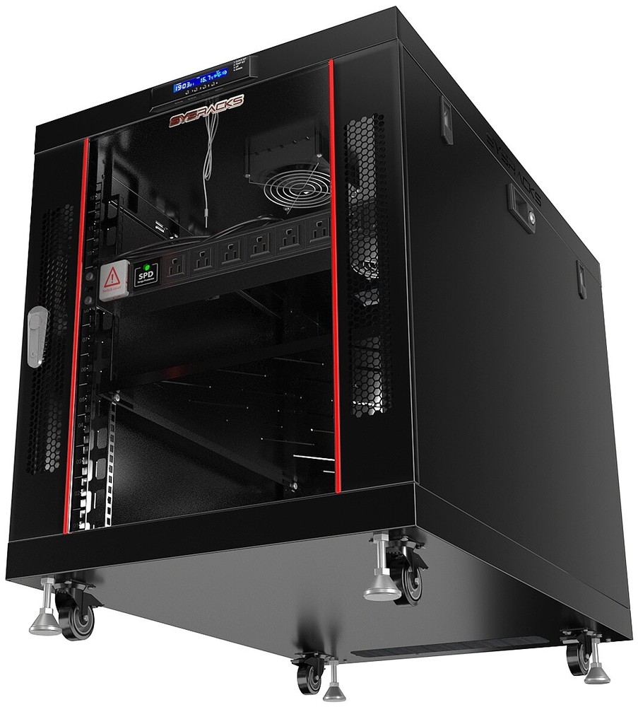 Sysracks 12U Server Rack Cabinet Premium Network Enclosure 35" Depth